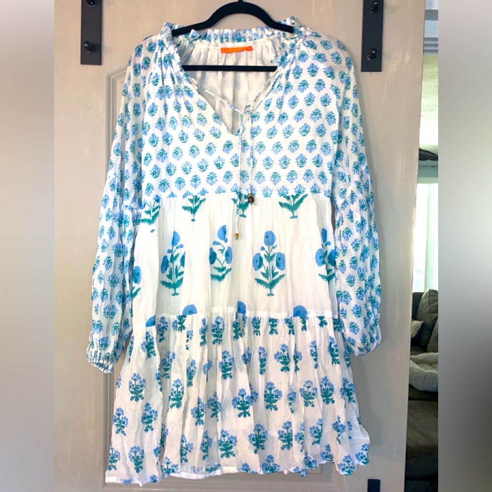 Oliphant balloon sleeve dress “selva lilac” size XS